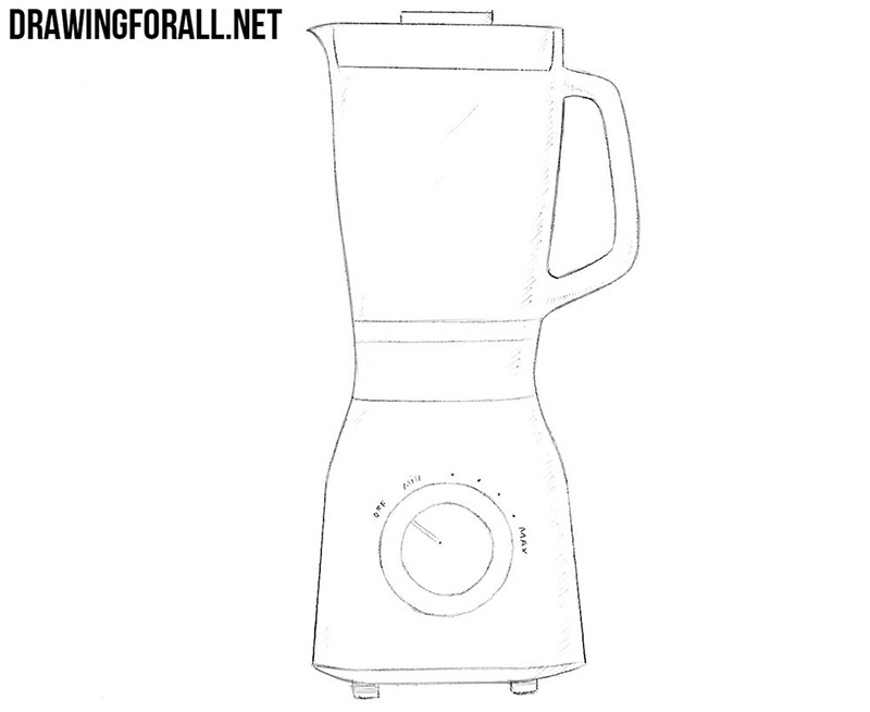 How to draw a blender