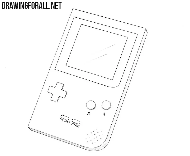 How to draw a gameboy