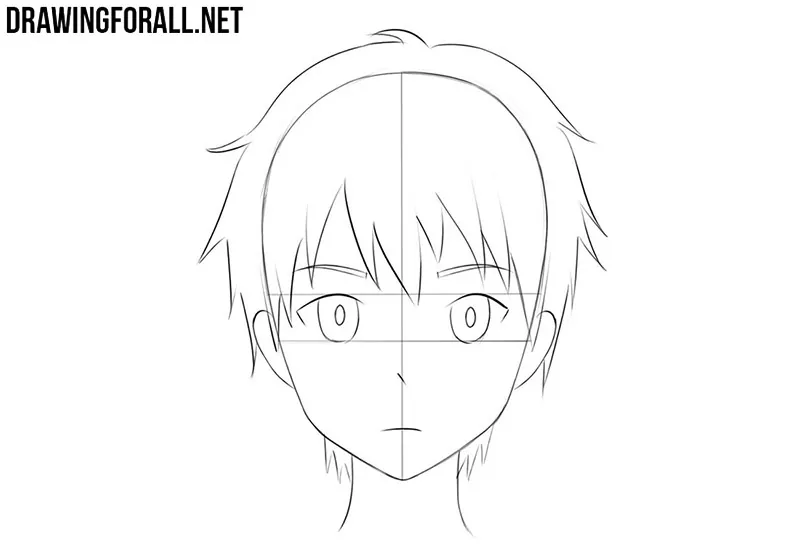 How to Draw an Anime Face For Beginners Step by Step Anime People Anime  Draw Japanese Anim  Drawing for beginners Drawing faces for beginners Anime  drawings