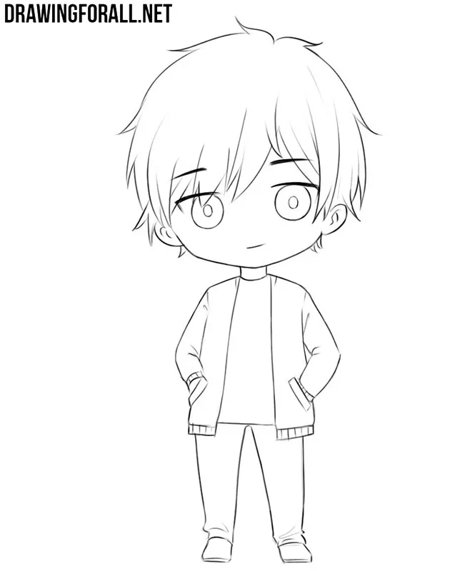 chibi boy drawing easy