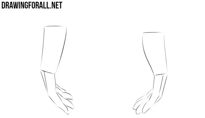 How to draw anime hands for beginners