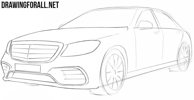Simple car drawing