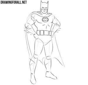 Batman easy drawing | Drawingforall.net