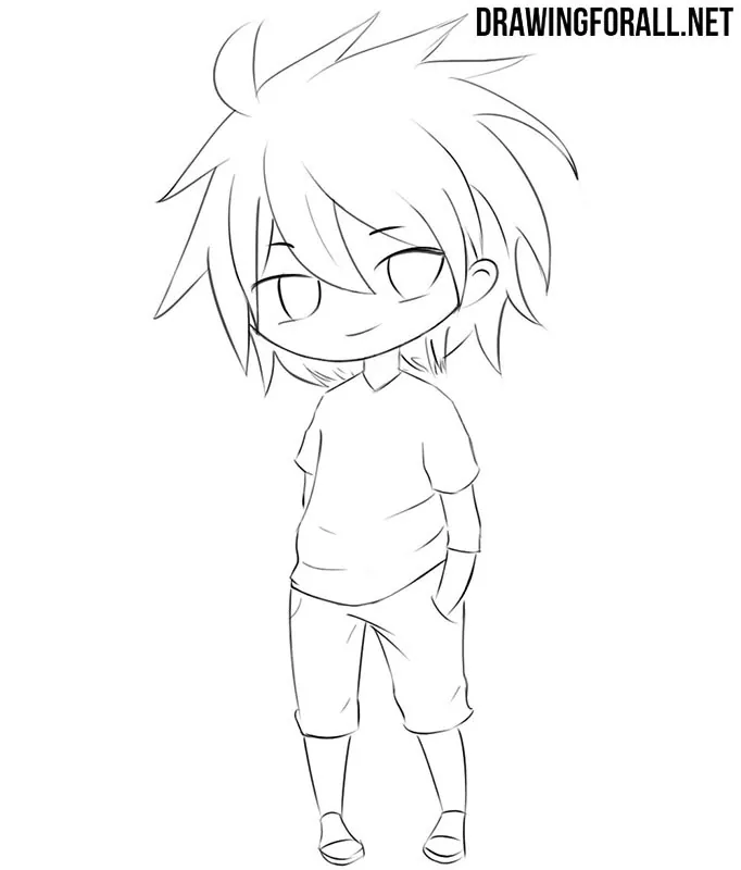 Chibi character drawing