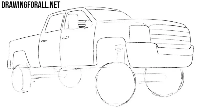How easy to draw a truck
