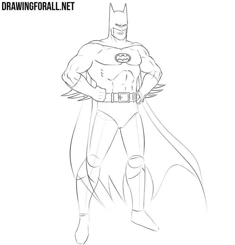 drawing easy sketch batman  Clip Art Library