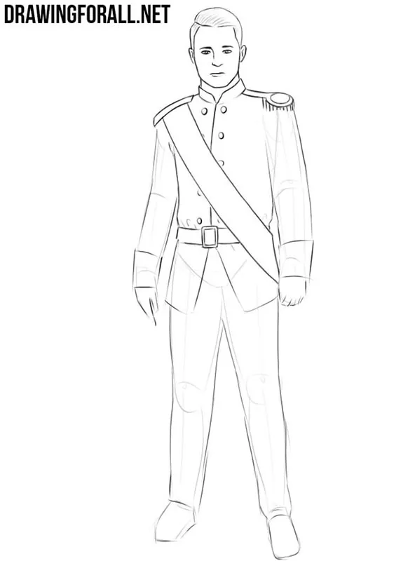 How to draw a prince