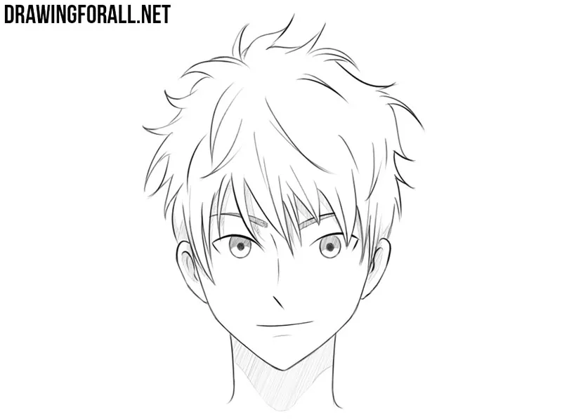 How to Draw an Anime Face  Easy Drawing Art