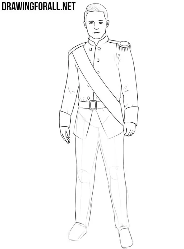 How to draw a prince easy