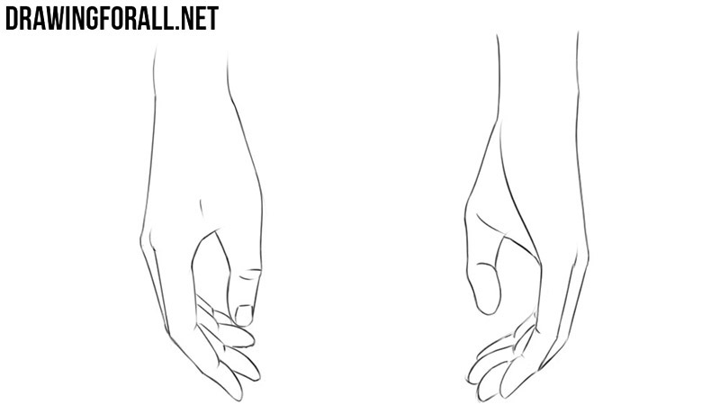 How to draw anime hands