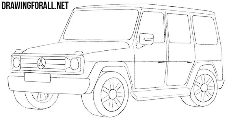 SUV drawing