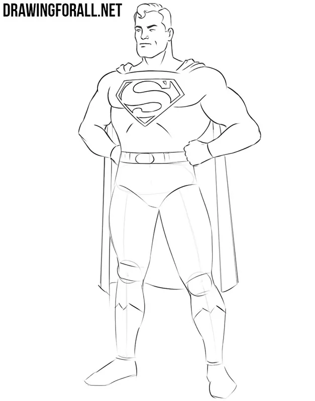 Superman drawing