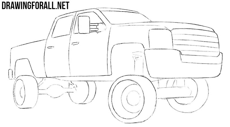 Truck drawing