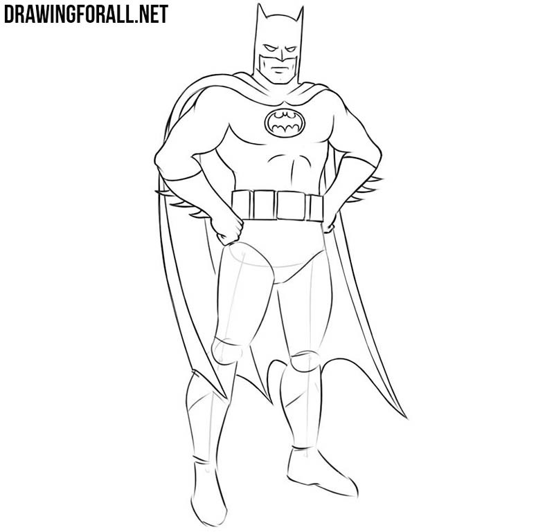 Batman drawing tutorial