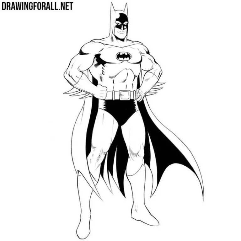 How to draw Batman
