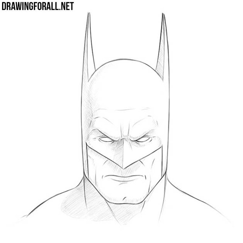 How To Draw Batman S Face