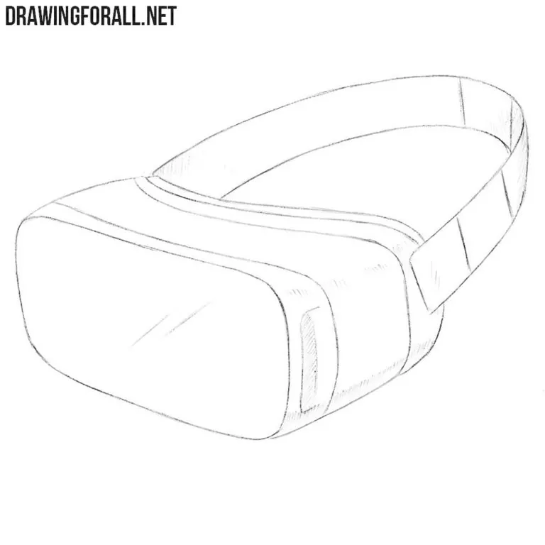How to Draw a VR Headset