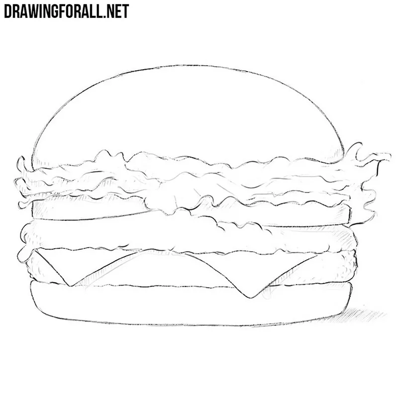 Discover more than 77 sketch burger best - seven.edu.vn