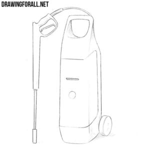 How to draw a car washer