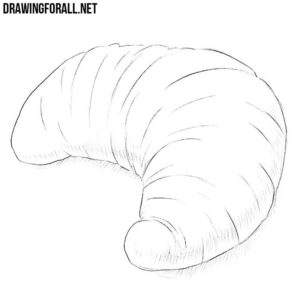 How to draw a croissant