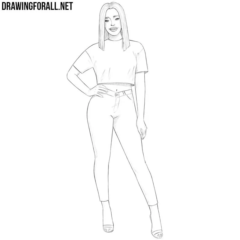 How to Draw a Girl Easy