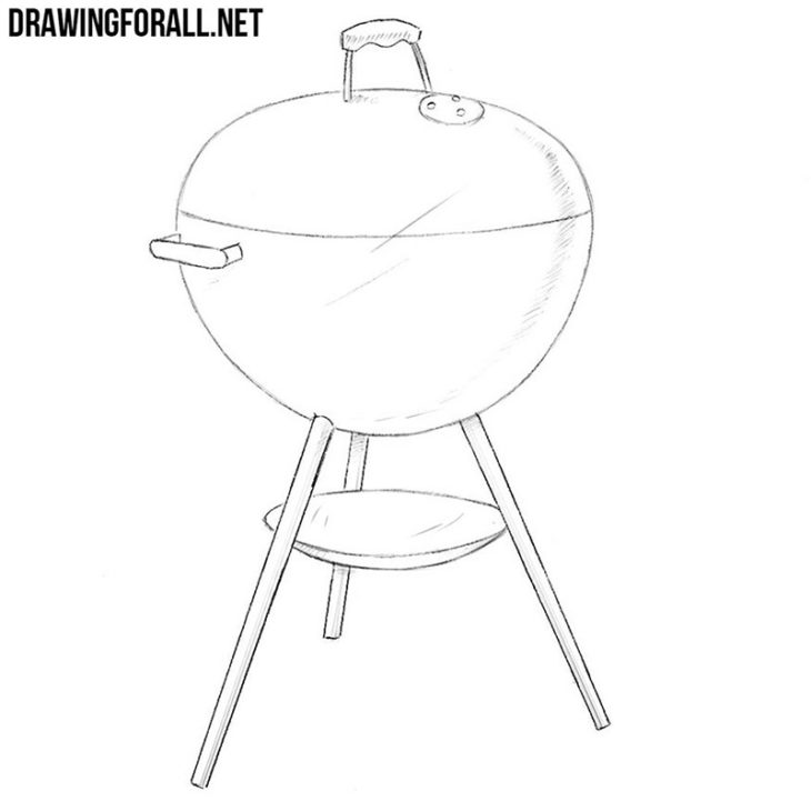 How to draw a grill