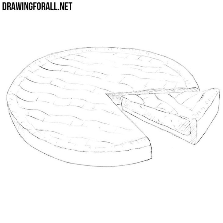 How to draw a pie | Drawingforall.net