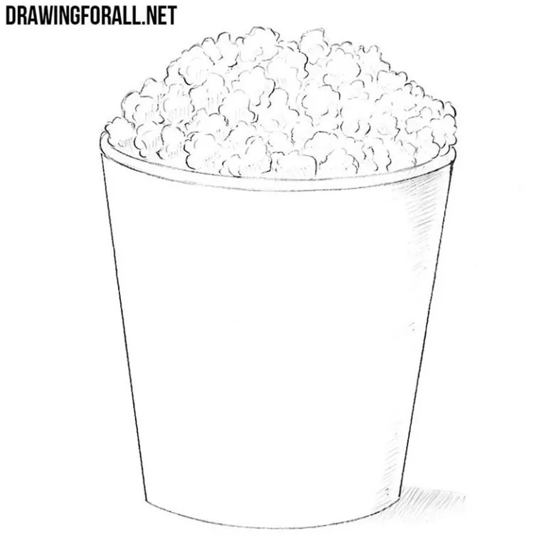 How to Draw Popcorn