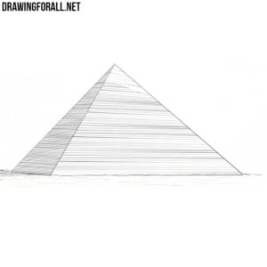 How to draw a pyramid
