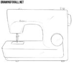 How to Draw a Sewing Machine
