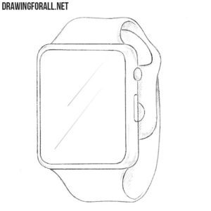 How to draw a smart watch