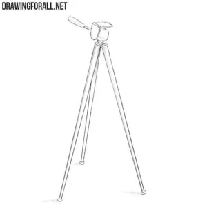 How to draw a tripod