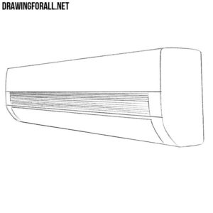 How to draw an air conditioner