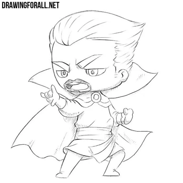 How to Draw Chibi Dr. Strange