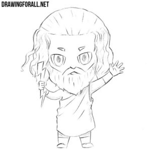 How to Draw Chibi Zeus