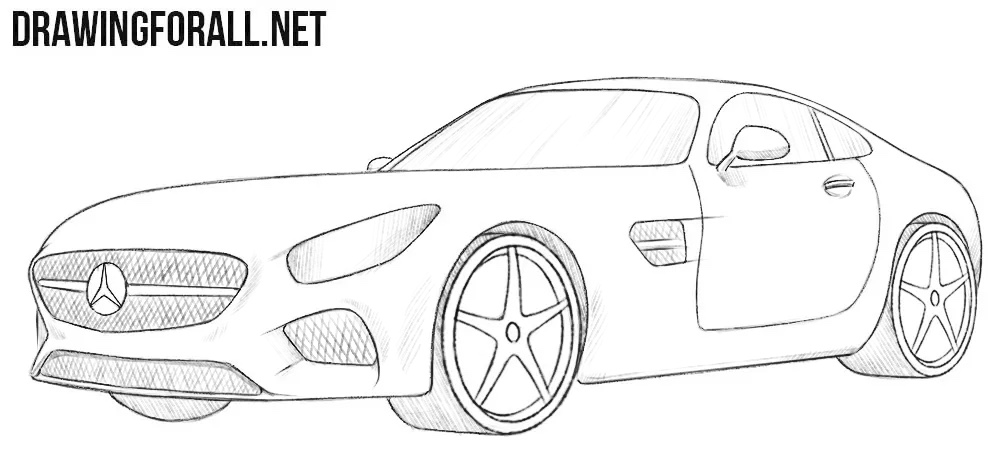 Shade the GT car body and wheels