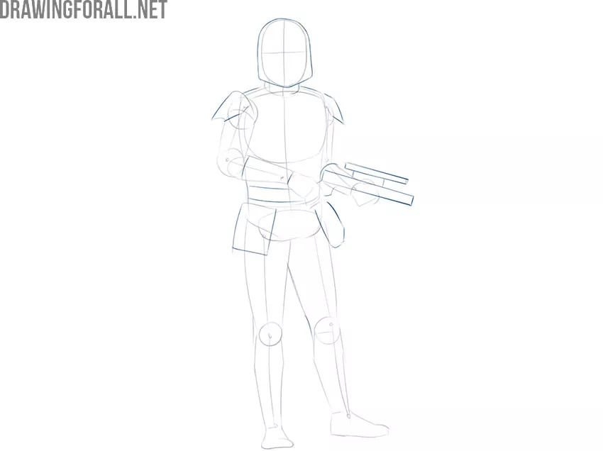 How to draw Boba Fett from star wars
