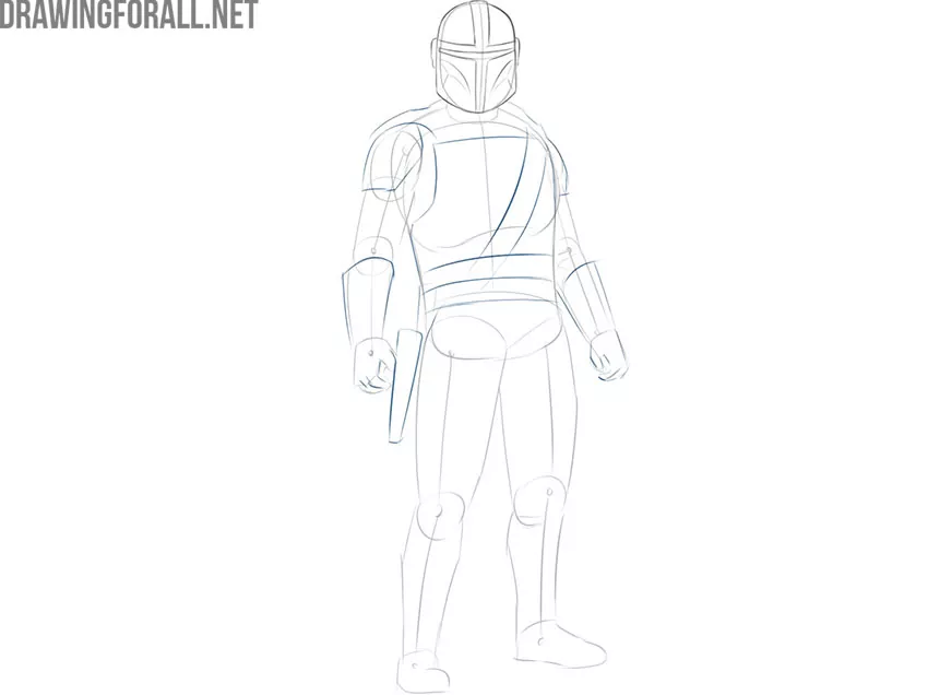 The Mandalorian drawing