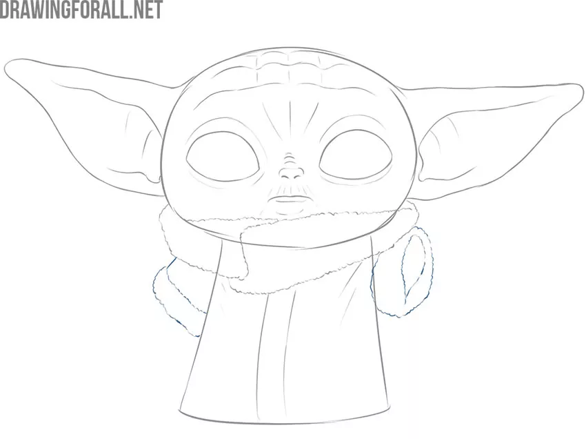 baby yoda drawing easy