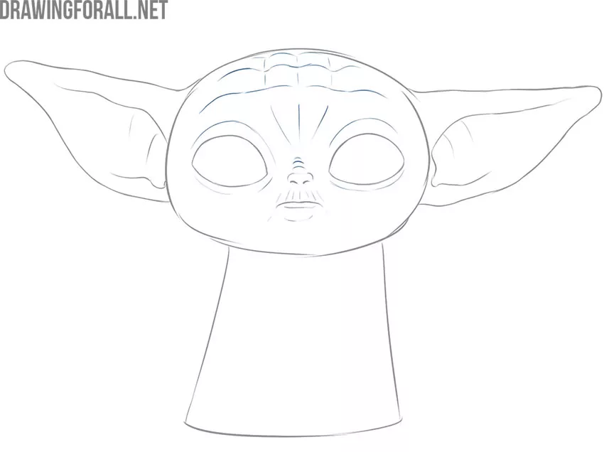 baby yoda drawing tutorial
