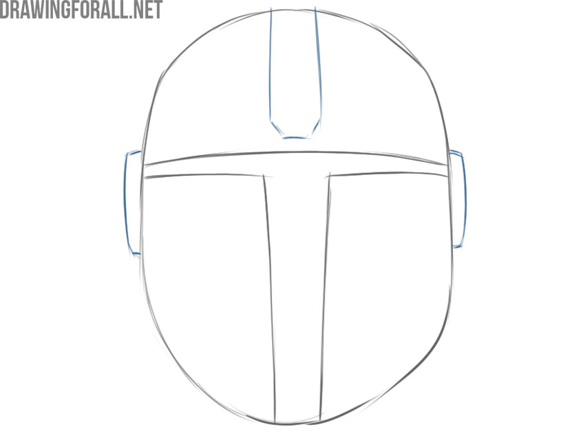 Adding side pieces and a wide forehead band to the helmet.