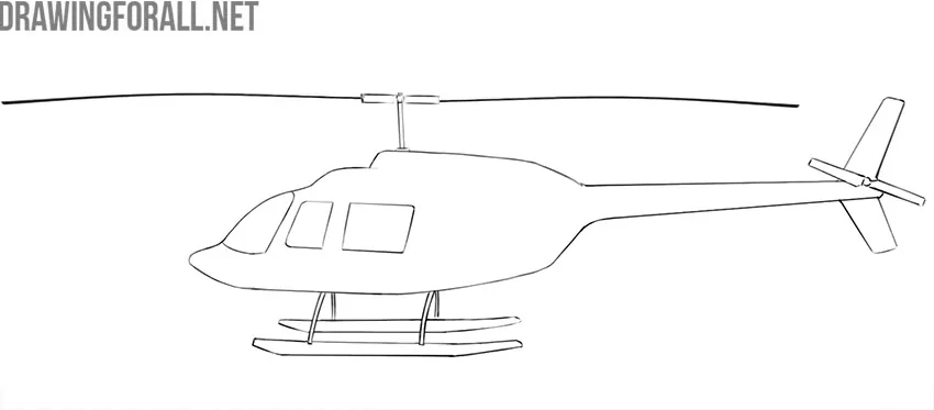 Helicopter drawing