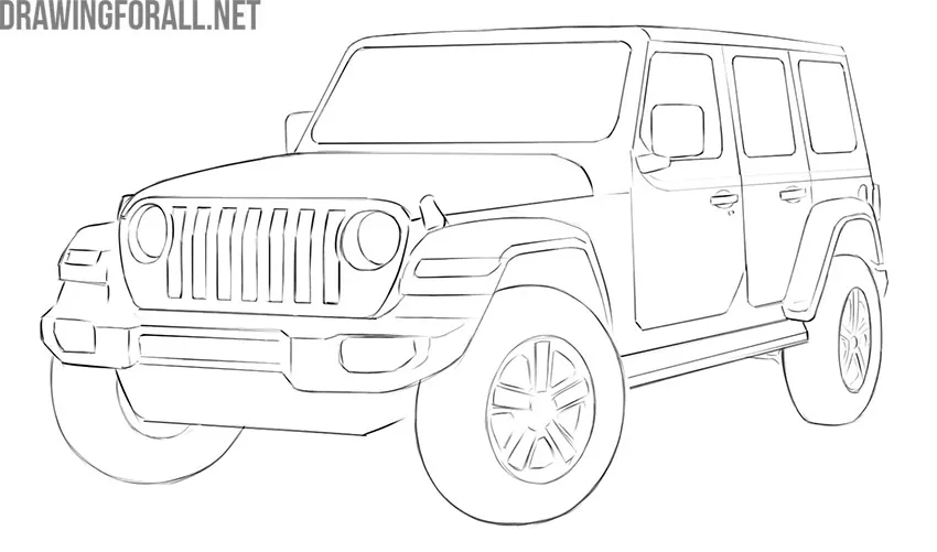 Jeep drawing