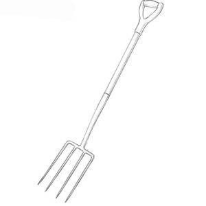 how to draw a pitchfork