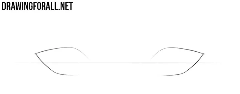Draw the anime eyes outlines