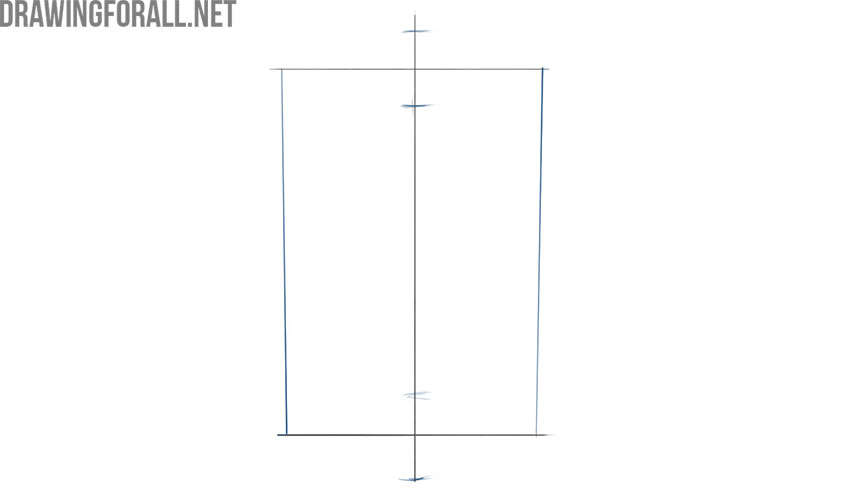 how to draw a cylinder step by step