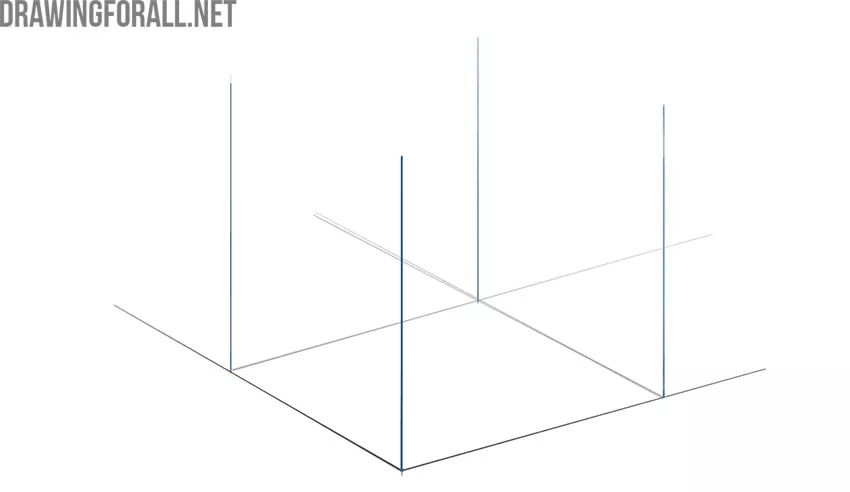 how to draw a cube 3d