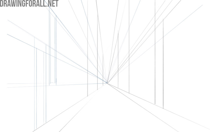 how to draw one point perspective