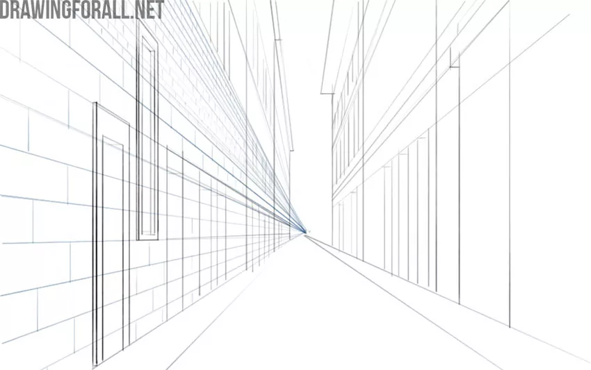 how to draw building perspective