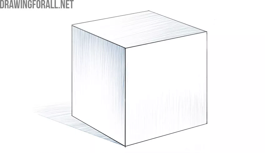 how to draw a cube in perspective